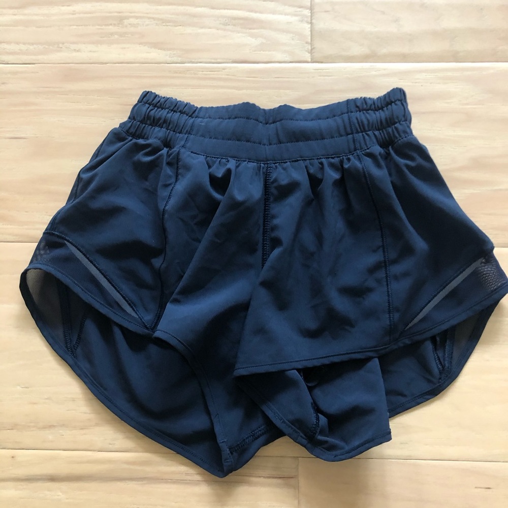 Blue lululemon shorts size 2